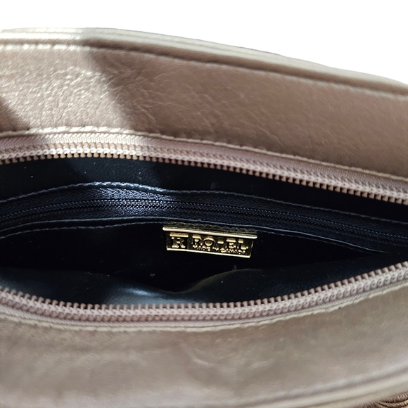 RO-EL gold tone handbag with tassel - Picture 4 of 5